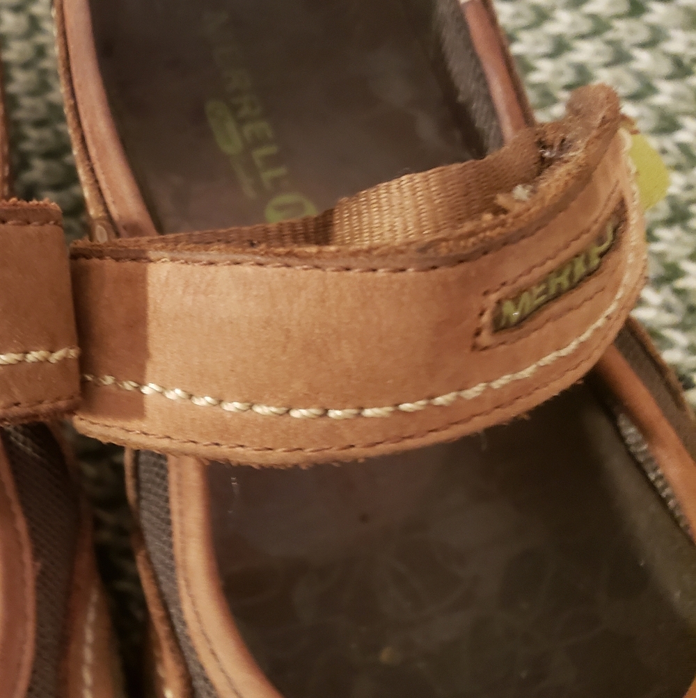 FINAL PRICE DROP Like New Merrell Mimosa Emme Mary Janes - Cocoa Size 7.5 - Picture 10 of 15